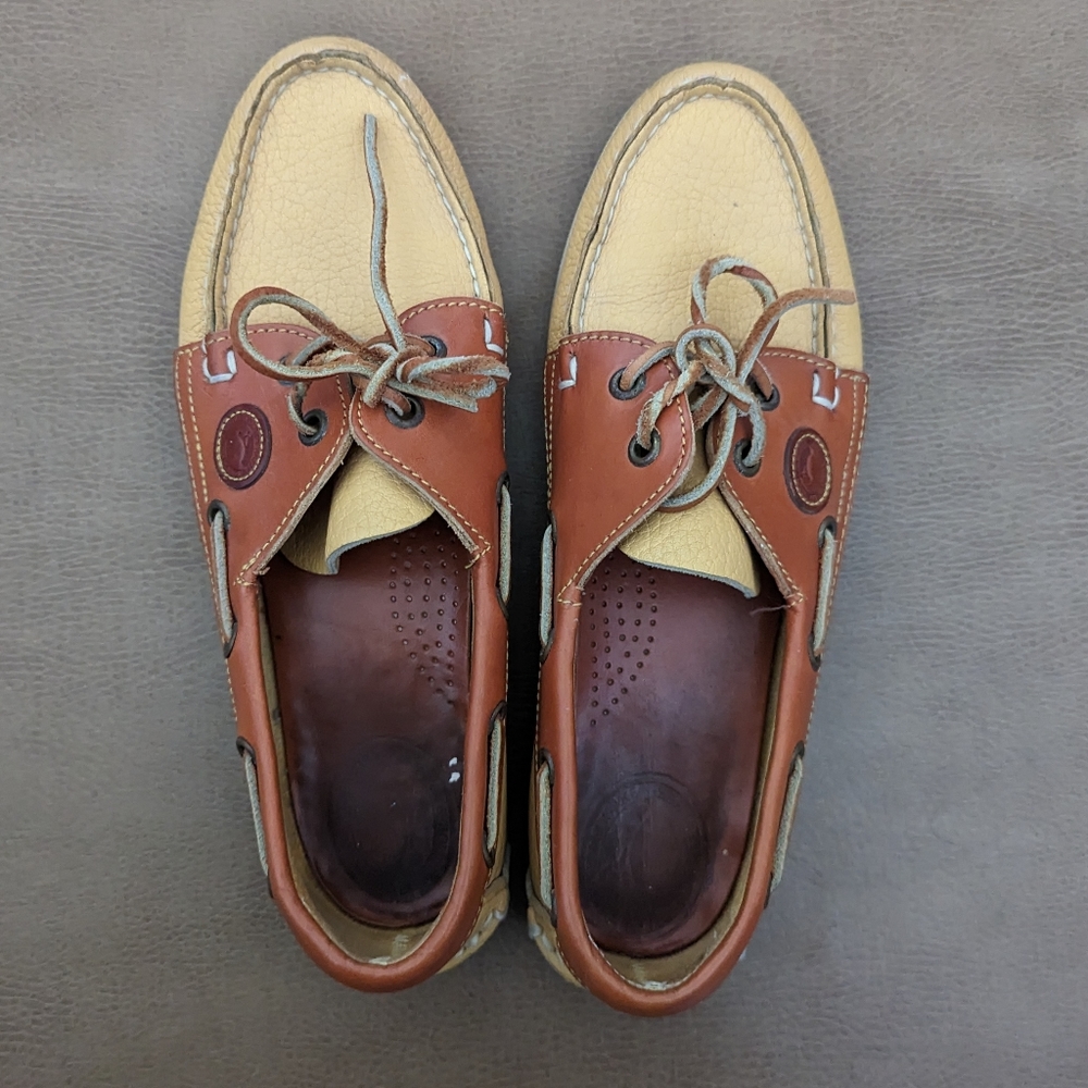 Dooney & Bourke Tan and Brown Loafers